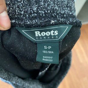 Roots Black Salt and Pepper slim fit sweatpants